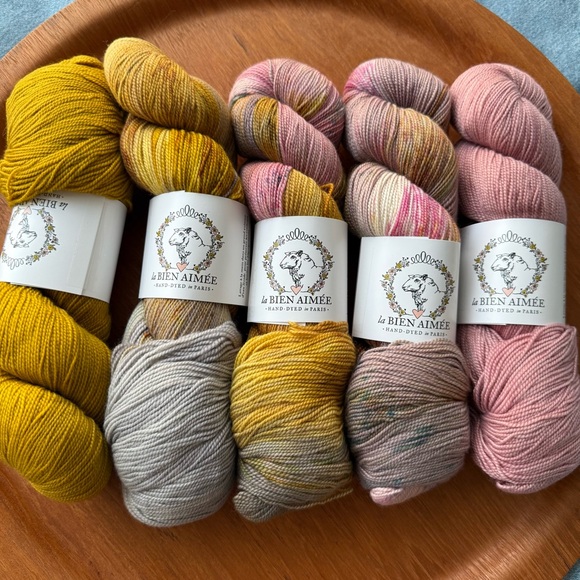 LA BIEN AIMÉE Other - LA BIEN AIMÉE La Prairie Bundle knitting yarn merino wool